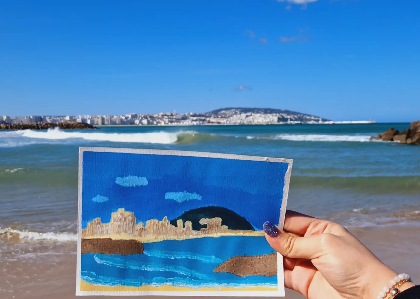 Seaside Sketches: A Beachside Drawing Session at Malabata