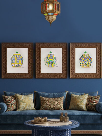 Un Triptyque de Jobbana de Fès Datant du XIXe siècle