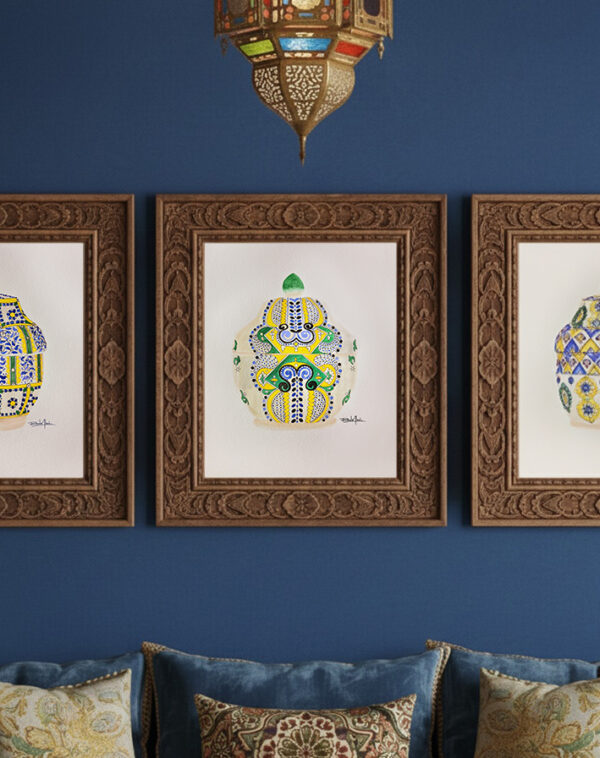 Un Triptyque de Jobbana de Fès Datant du XIXe siècle - Image 2