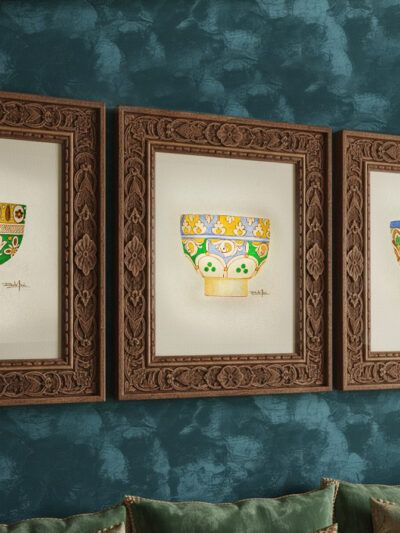 Un Triptyque de bols de Fès Datant du XIXe siècle