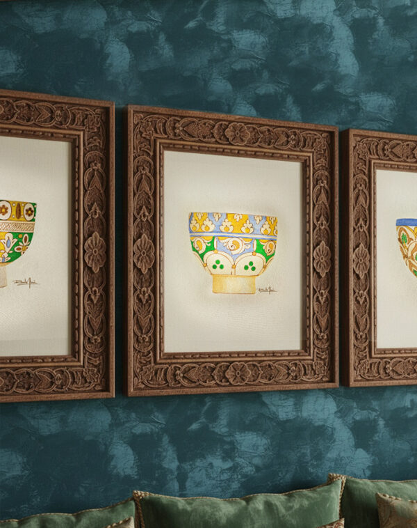 Un Triptyque de bols de Fès Datant du XIXe siècle - Image 2