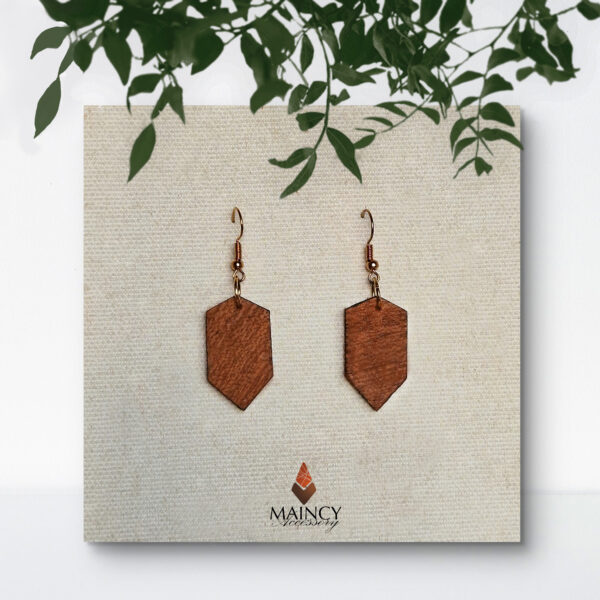 Boucles d’oreille Hexagone