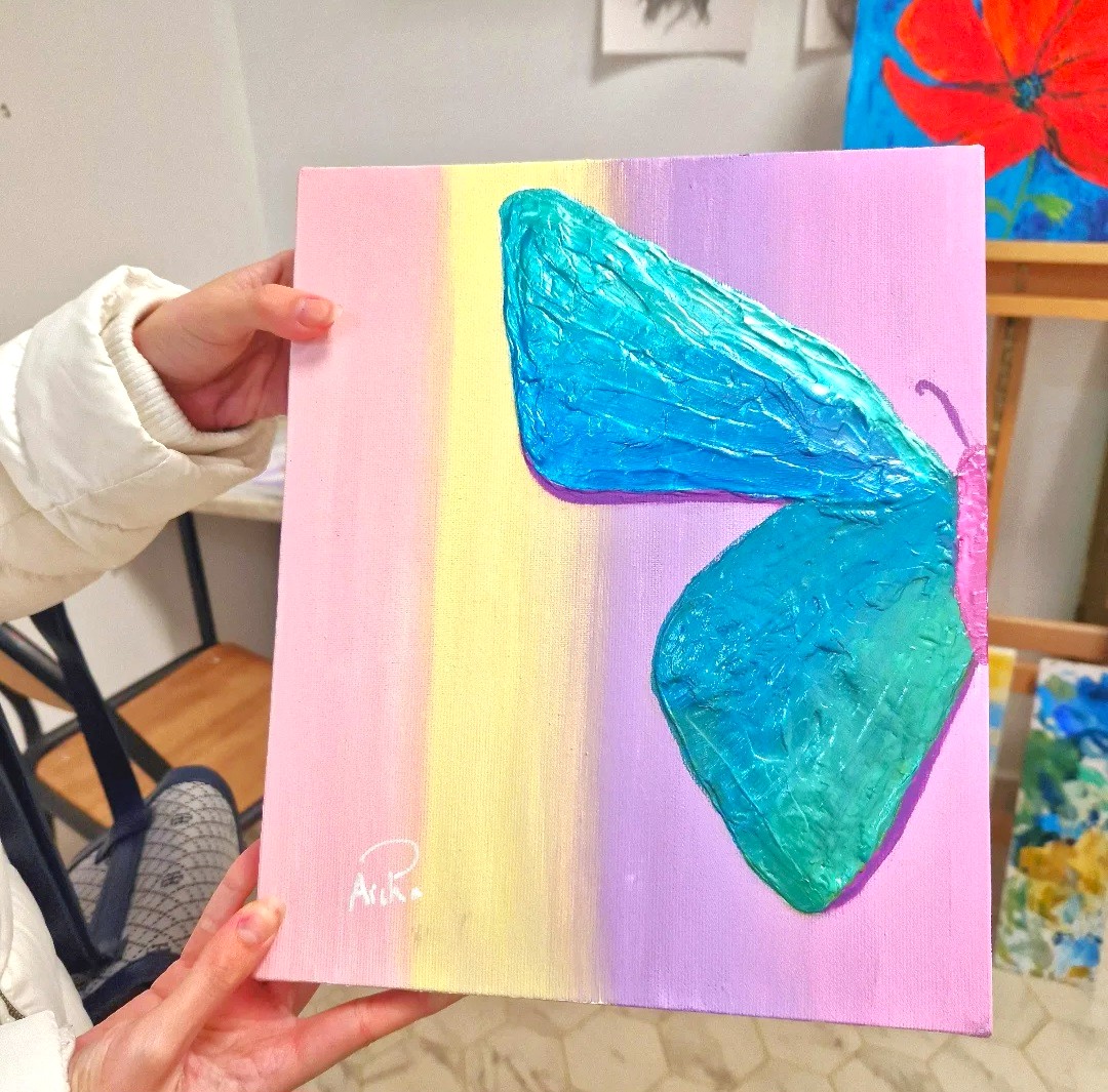 Atelier création d’un tableau texturé (Modelling Paste)